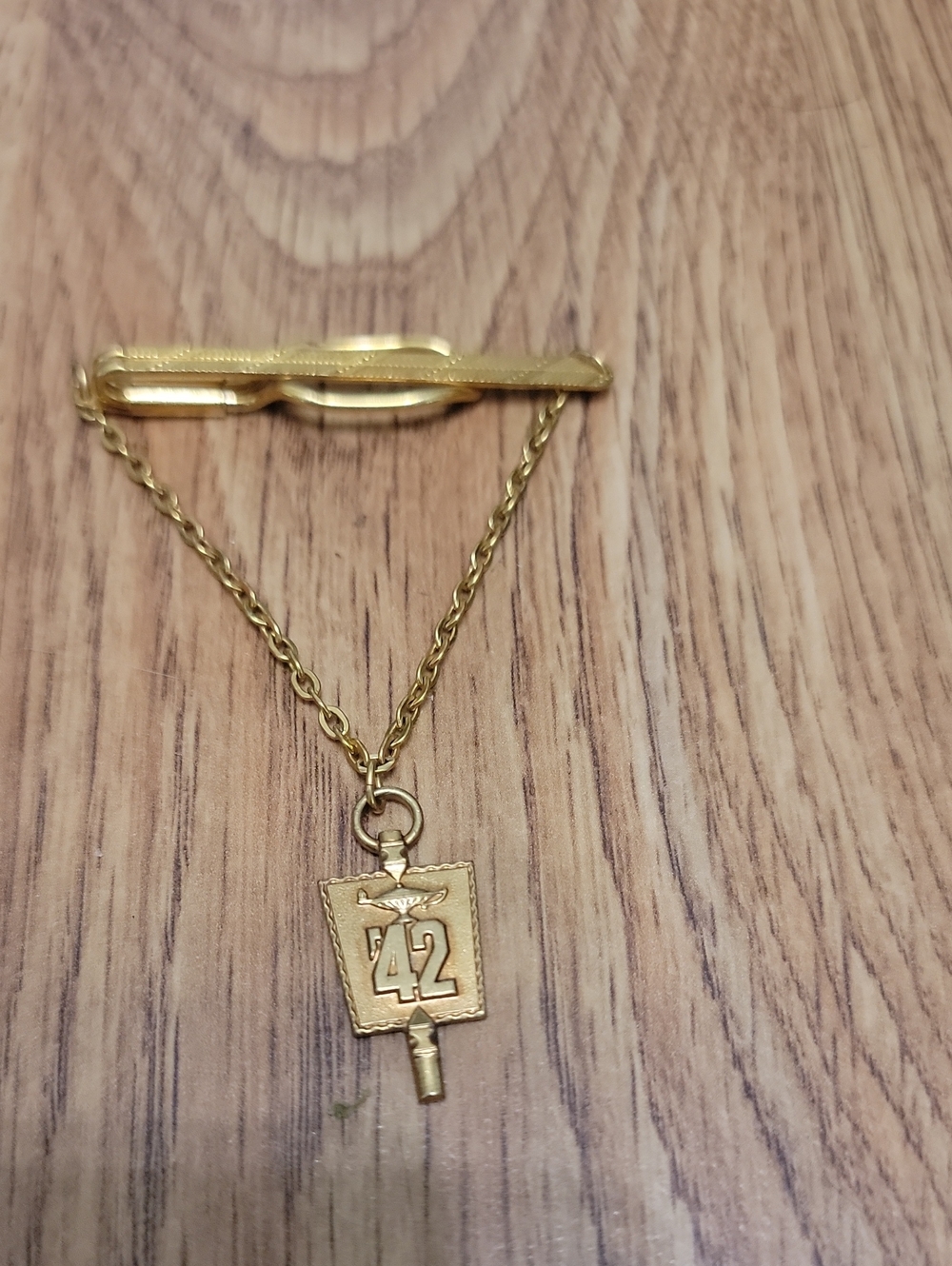 #16 Vintage Hickok 1942 Gold Tone Tie Bar Clip